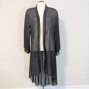 Black Sheer Kimono